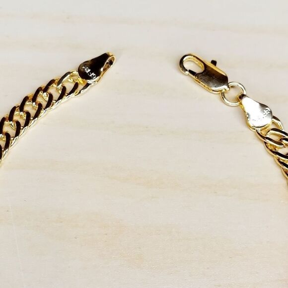 Men's 18k Gold Plated Bracelet - Picture 3 of 4
